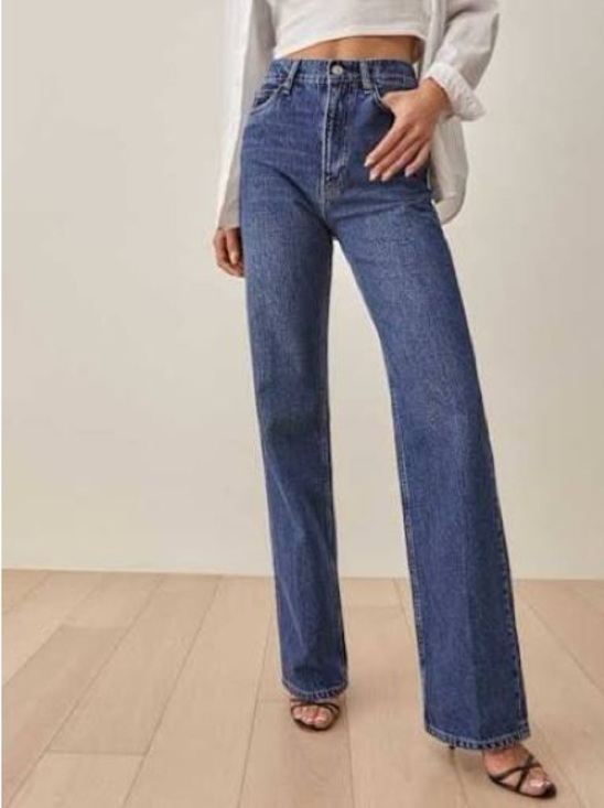 Reformation Denim - Reformation Wilder Stretch High Rise Wide Leg Jeans